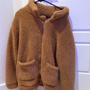 Cozy Brown Teddy Jacket